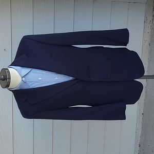 BROOKS BROTHERS Dark Navy Weave Loro Piana Cashmere Mens 40 R Sport Coat Blazer